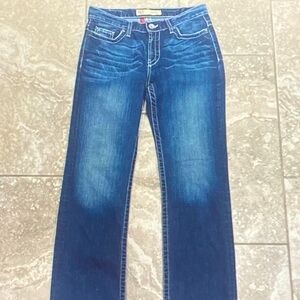 BKE Women's Dark Blue Boot Cut Jeans
